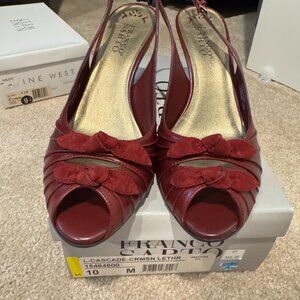 Franco Sarto Slingback Wedges